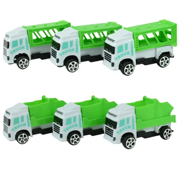 imagen de Camión de saneamiento: set de camiones de basura de 12 piezas 1/64 2