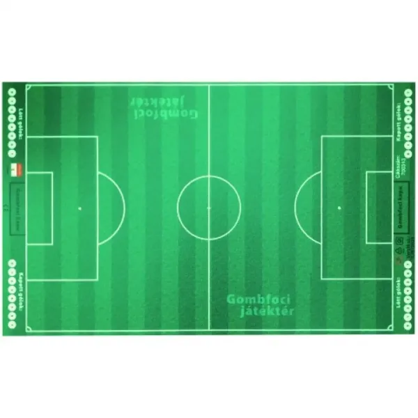 imagen de Campo de fútbol de botones 55x90cm, en un estuche con un set de pegatinas de equipo de regalo 2