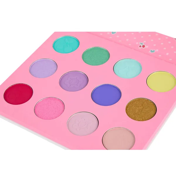 imagen de Canenco: ¡Créalo! Paleta de sombras de ojos de cereza rosa 2