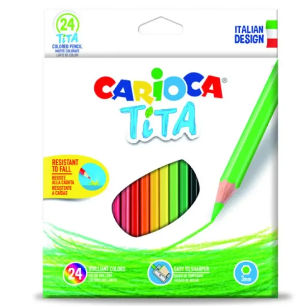 imagen de Carioca: Tita lápiz de colores de 24 unidades 1