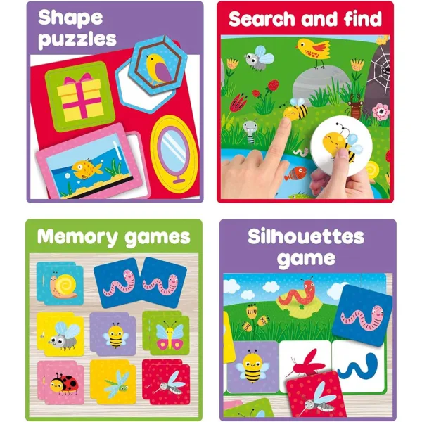 imagen de Carotina baby: Colección de juegos de desarrollo de habilidades para los más pequeños con 10 juegos diferentes - Lisciani 4