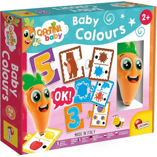imagen de Carotina baby: Juego de desarrollo de habilidades de emparejamiento colorido - Lisciani 1