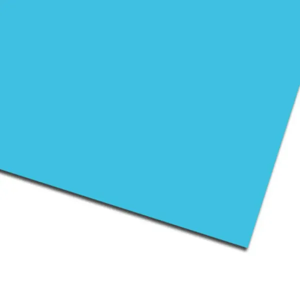 imagen de Cartón decorativo de color azul claro 50x70cm 1