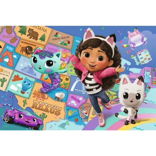 imagen de Casa de muñecas Gabi Puzzle de 100 piezas - Trefl 2