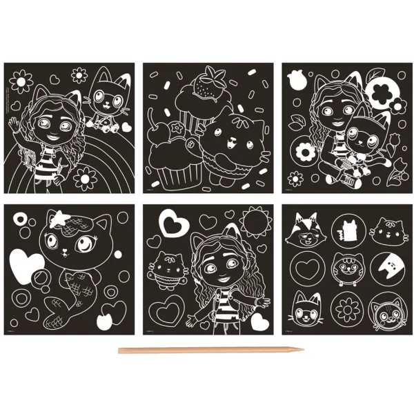 imagen de Casa de muñecas Gabi: Set de rascar 6 hojas 2