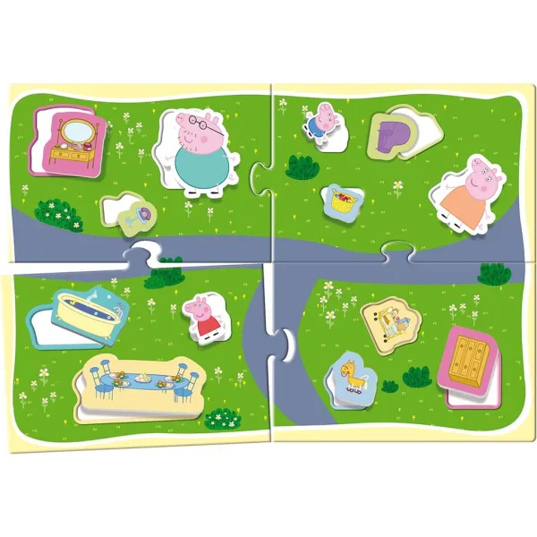 imagen de Casa educativa 3D de Peppa cerdita - Lisciani 3