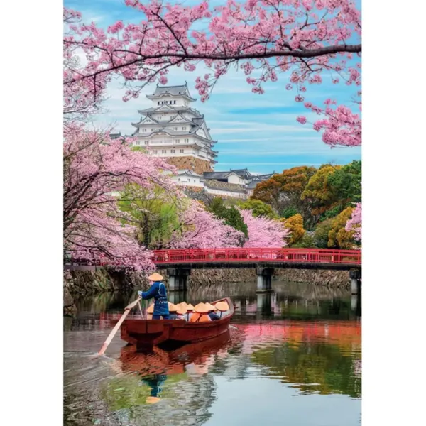 imagen de Castillo de Himeji en primavera puzzle de 1000 piezas HQC - Clementoni 2