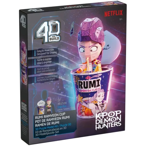 imagen de Cazadores de Demonios K-Pop – Rumi tazón de ramen rompecabezas 4D - Spin Master 6