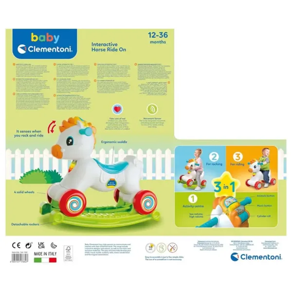imagen de Clementoni Baby: columpio interactivo 3 en 1 poni 4