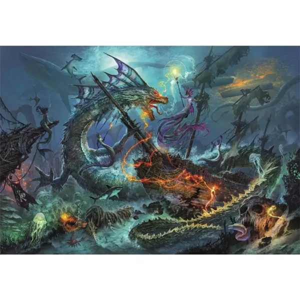 imagen de Clementoni: Batalla submarina puzzle de 3000 piezas - High Quality Collection 2