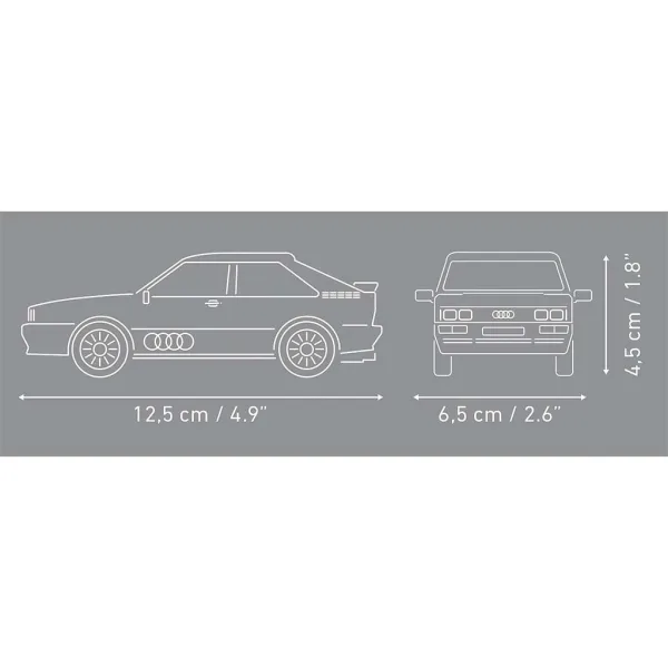 imagen de COBI: Audi Quattro 1980 coche de construcción 4