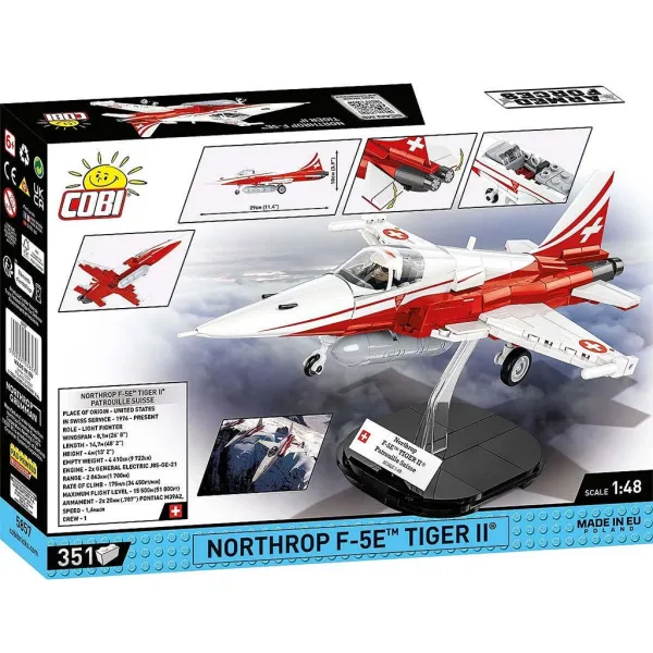 imagen de COBI: avión de combate Northrop F-5 Tiger II (5857) 8