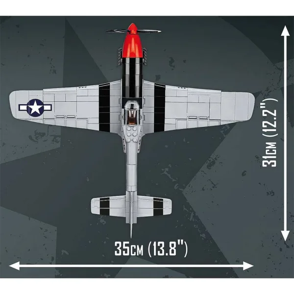 imagen de COBI: avión de construcción Mustang P-51D „TOP GUN: Maverick” (5846) 3