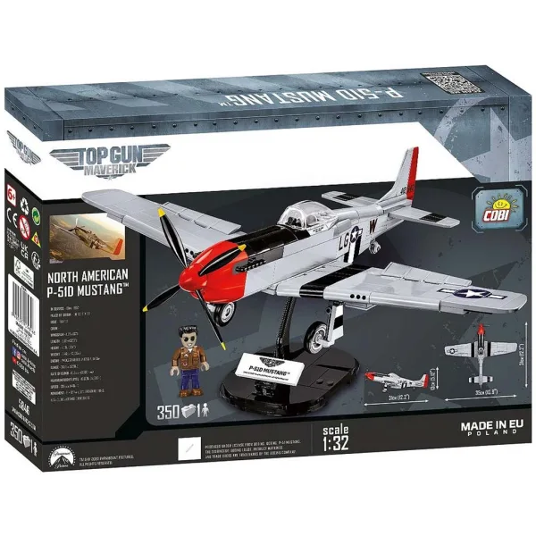 imagen de COBI: avión de construcción Mustang P-51D „TOP GUN: Maverick” (5846) 5