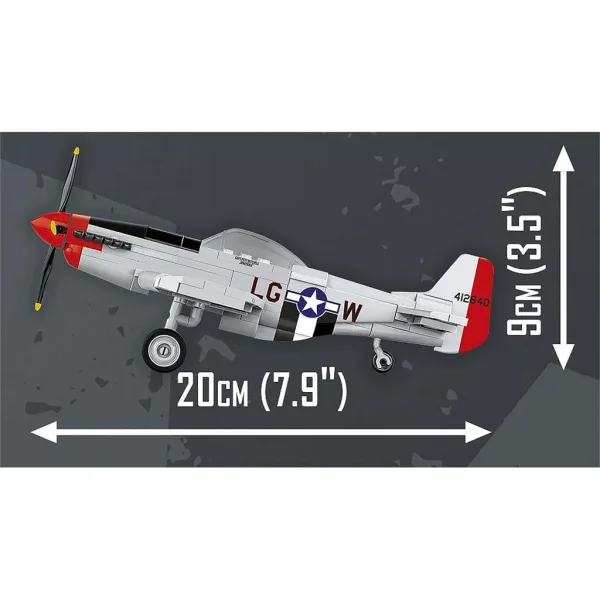 imagen de COBI: avión de construcción Mustang P-51D „TOP GUN: Maverick” (5847) 2