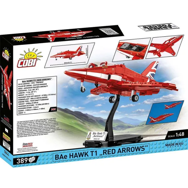 imagen de COBI: BAe Hawk T1 „Red Arrows” avión de construcción (5844) 9