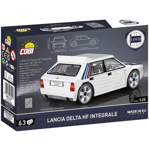 imagen de COBI: Coche de construcción Lancia Delta HF Integrale (24509) 3