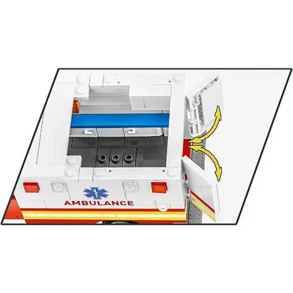 imagen de COBI: Dodge RAM 3500 camión de rescate juguete de construcción (24609) 4