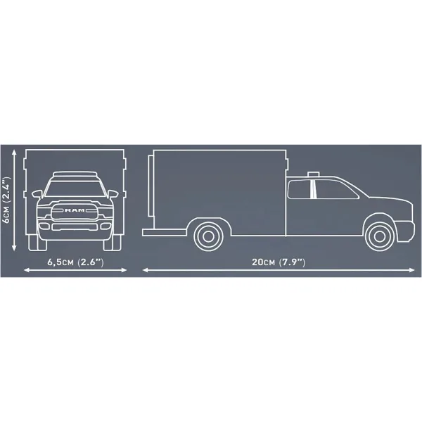 imagen de COBI: Dodge RAM 3500 camión de rescate juguete de construcción (24609) 5