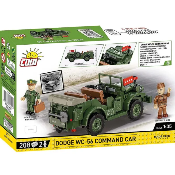 imagen de COBI: Dodge WC-56 Coche de Comando juguete de construcción (3111) 5