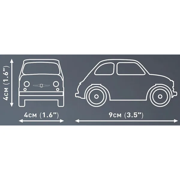imagen de COBI: Fiat Abarth 595 juego de construcción (24514) 3