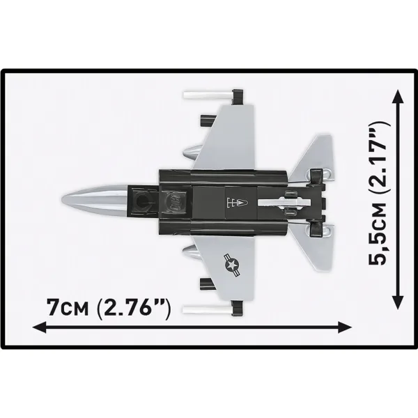 imagen de COBI: Fuerzas Armadas F-16D Fighting Falcon juguete de construcción (5941) 4