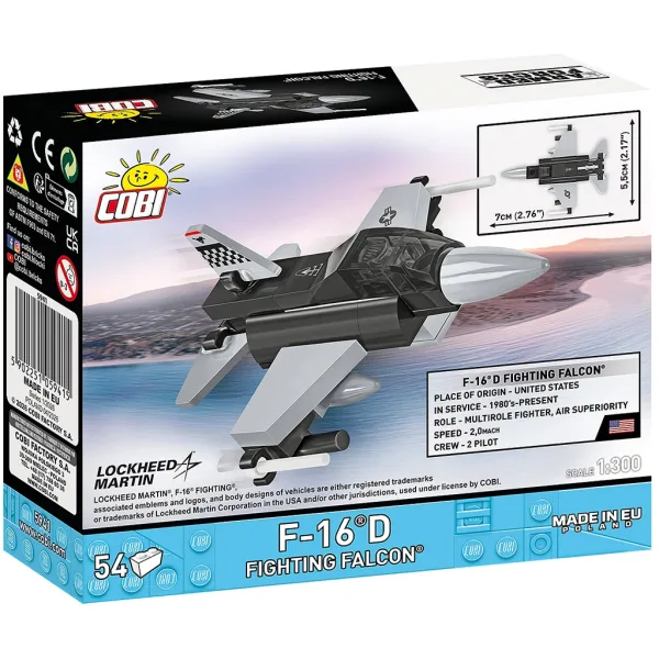 imagen de COBI: Fuerzas Armadas F-16D Fighting Falcon juguete de construcción (5941) 5