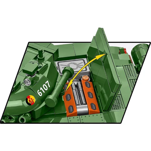 imagen de COBI: Fuerzas Armadas T-72 (Alemania del Este/Soviético) tanque de construcción (2625) 5