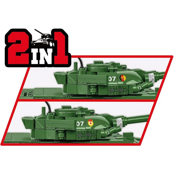 imagen de COBI: Fuerzas Armadas T-72 (Alemania del Este/Soviético) tanque de construcción (2625) 6