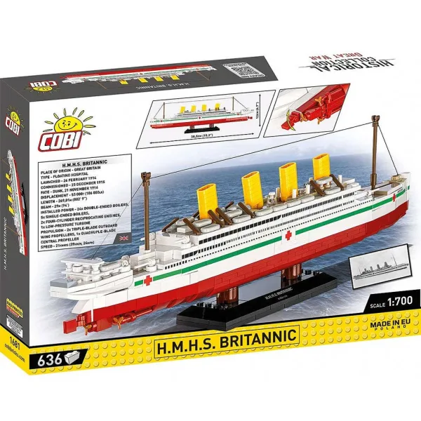 imagen de COBI: H.M.H.S. Britannic barco de construcción (1681) 2