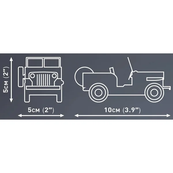 imagen de COBI: Jeep Willys CJ-2A juego de construcción (24517) 3