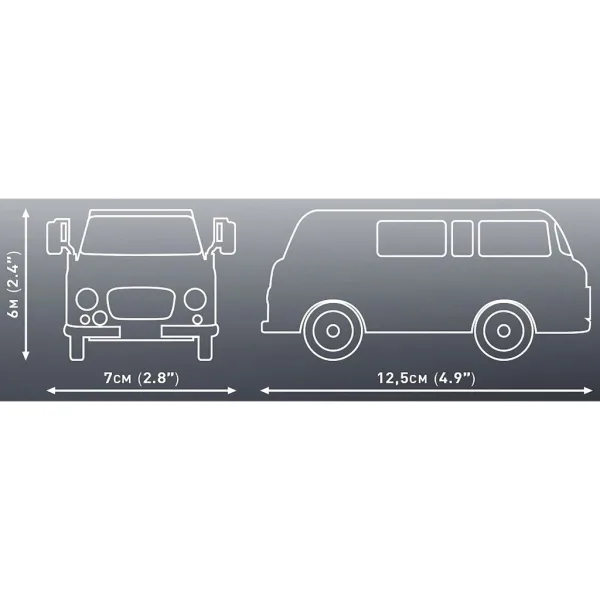 imagen de COBI: Microbús Barkas B1000 juego de construcción (24600) 4