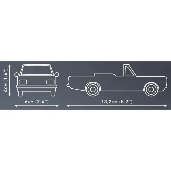 imagen de COBI: Opel Rekord C 1700 L convertible juego de construcción (24599) 4