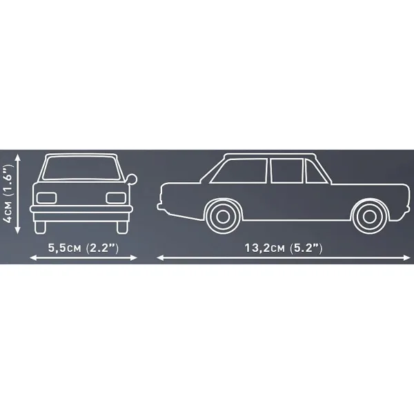 imagen de COBI: Opel Rekord C 1900 L juego de construcción (24598) 4