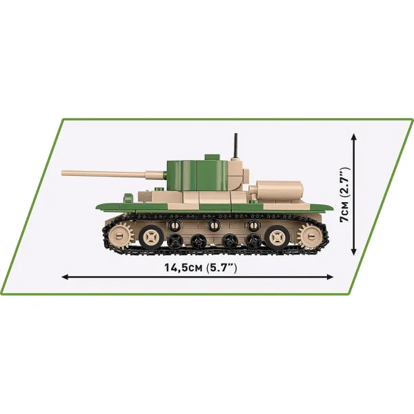 imagen de COBI: Panzer I, Renault R35 y Valentine IX – 3 en 1 juego de construcción (2740) 5