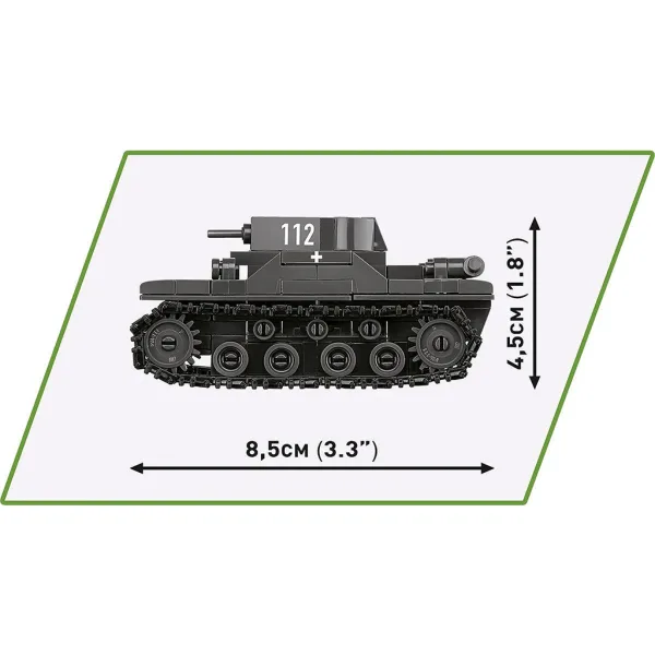 imagen de COBI: Panzer I, Renault R35 y Valentine IX – 3 en 1 juego de construcción (2740) 7