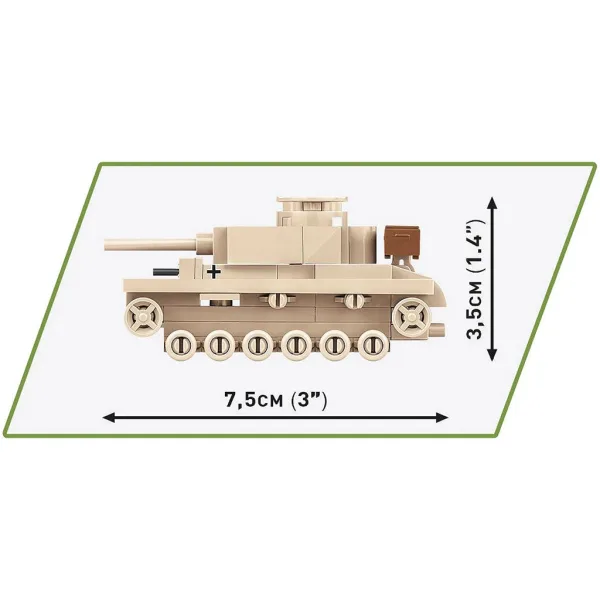 imagen de COBI: Panzer III Ausf. L tanque de guerra alemán juego de construcción (3090) 5