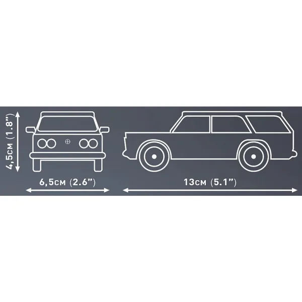 imagen de COBI: Polski Fiat 125p Kombi juguete de construcción (24603) 5
