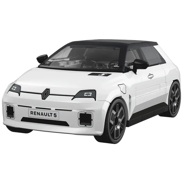 imagen de COBI: Renault 5 E-Tech coche blanco juego de construcción (24675) 2