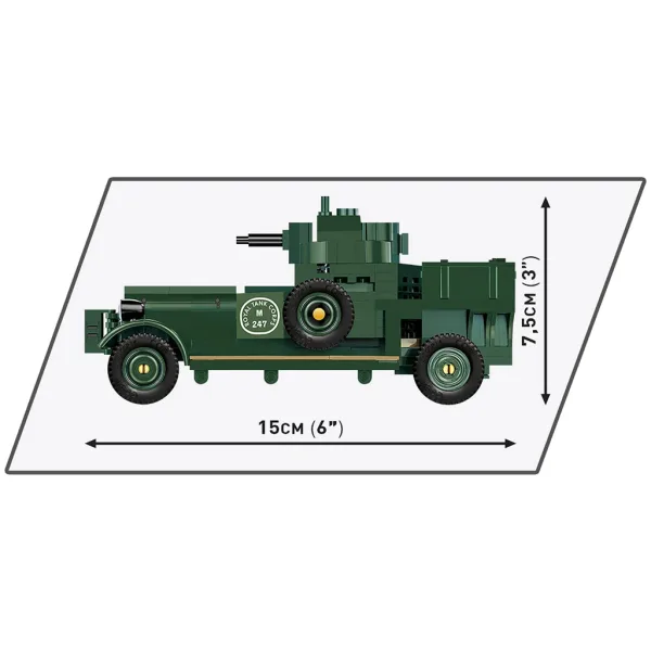 imagen de COBI: Rolls Royce vehículo blindado 1920 Pattern Mk I juego de construcción (2988) 3