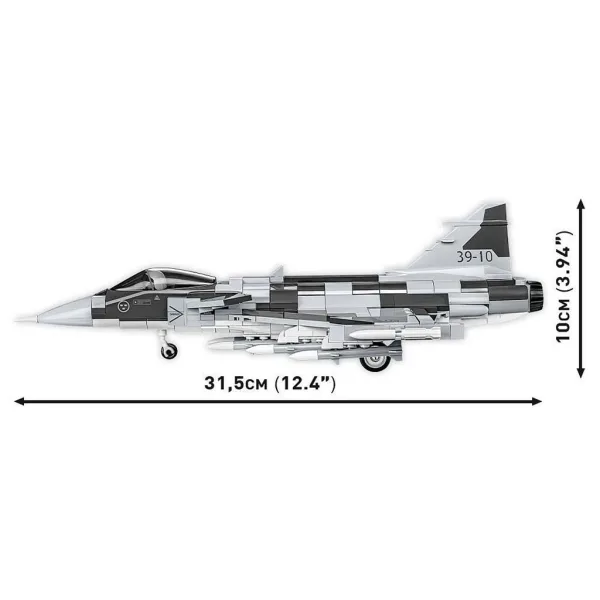 imagen de COBI: SAAB JAS 39 Gripen E avión de construcción (5820) 7