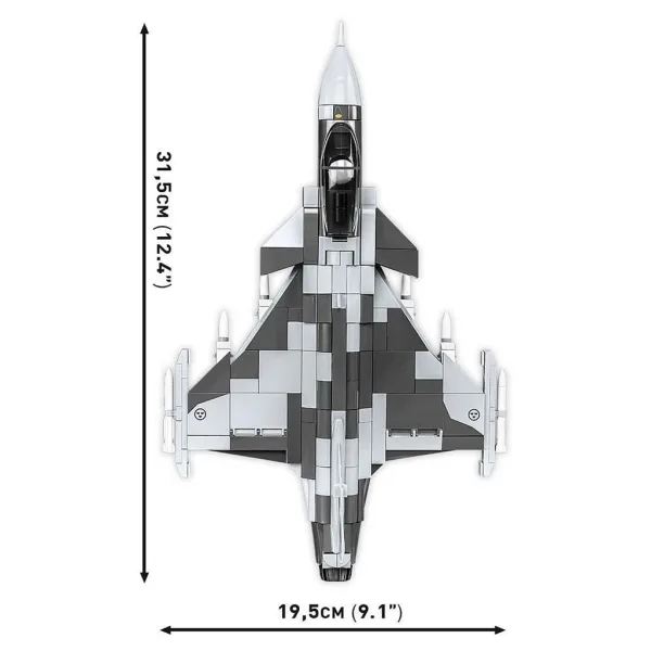 imagen de COBI: SAAB JAS 39 Gripen E avión de construcción (5820) 8