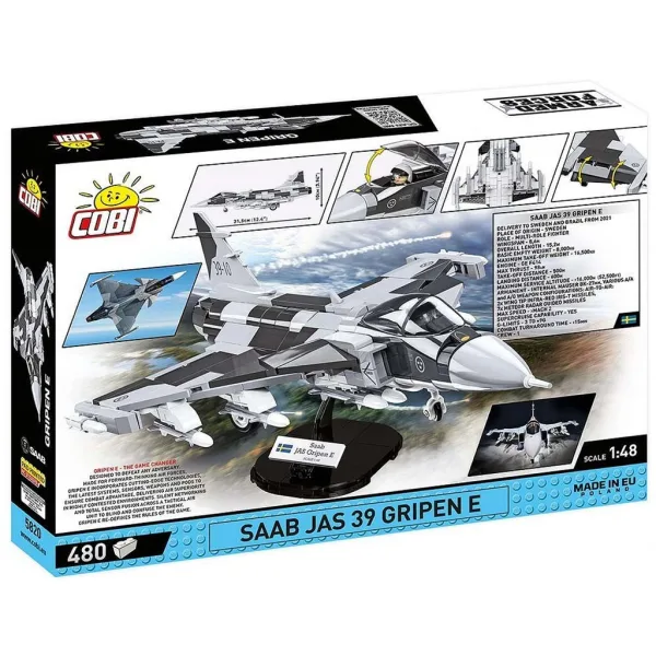 imagen de COBI: SAAB JAS 39 Gripen E avión de construcción (5820) 9