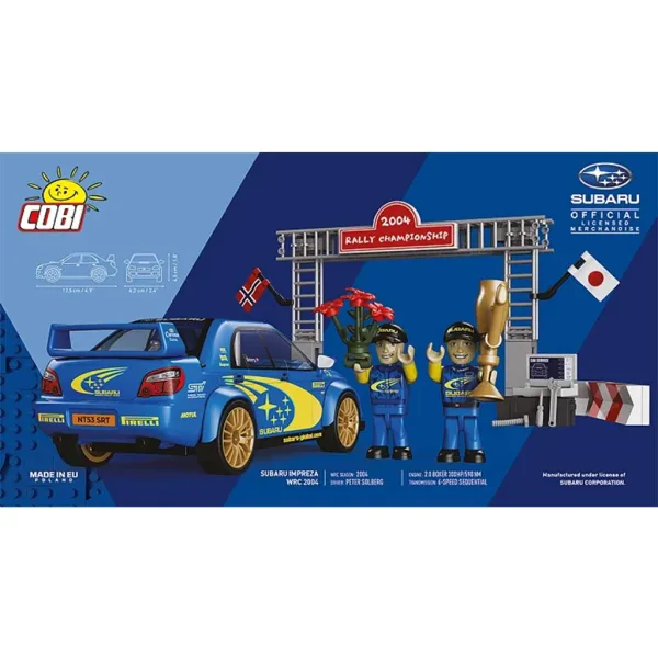 imagen de COBI: Subaru Impreza WRC 2004 coche de construcción 2