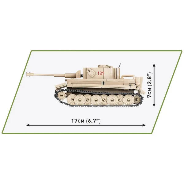 imagen de COBI: tanque Pzkpfw VI Tiger 131 juego de construcción (2710) 5