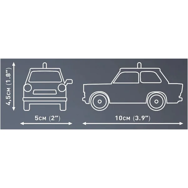 imagen de COBI: Trabant 601 Policía juego de construcción (24541) 3