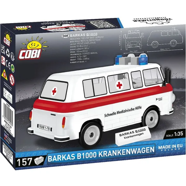 imagen de COBI: Vehículo de rescate Barkas B1000 (24595) 3