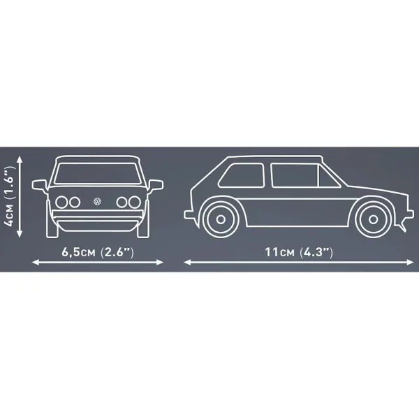 imagen de COBI: Volkswagen Golf GTI azul juego de construcción (24615) 4