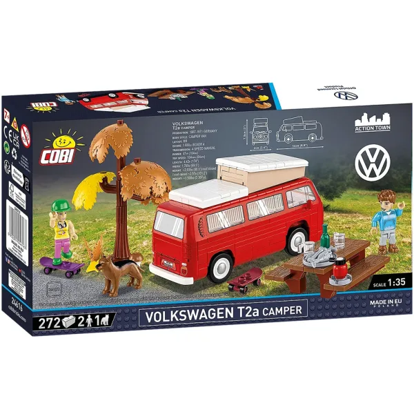 imagen de COBI: Volkswagen T2a Camper juego de construcción (24616) 8