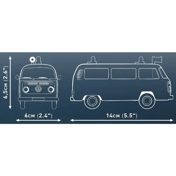 imagen de COBI: Volkswagen T2b Camión de Bomberos Juguete de Construcción (24622) 4